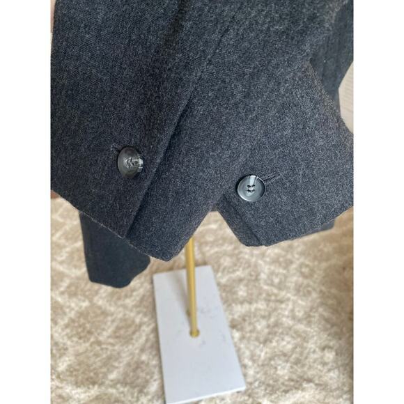 Harvé Benard Tailored Wool Jacket Buttoned Parisian Academia Scandi Grannycore - Picture 4 of 6